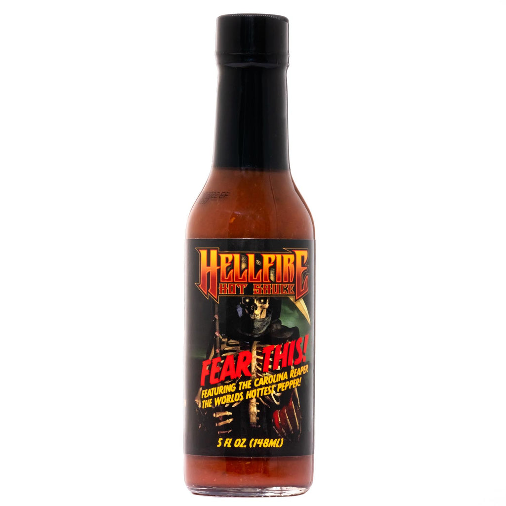 Fear This! - Award Winning Carolina Reaper Hot Sauce - Single Bottle - Hellfire Hot Sauce