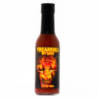 Hellfire Hot Sauce Firearrhea Hot Sauce with the World's Four Hottest Peppers!