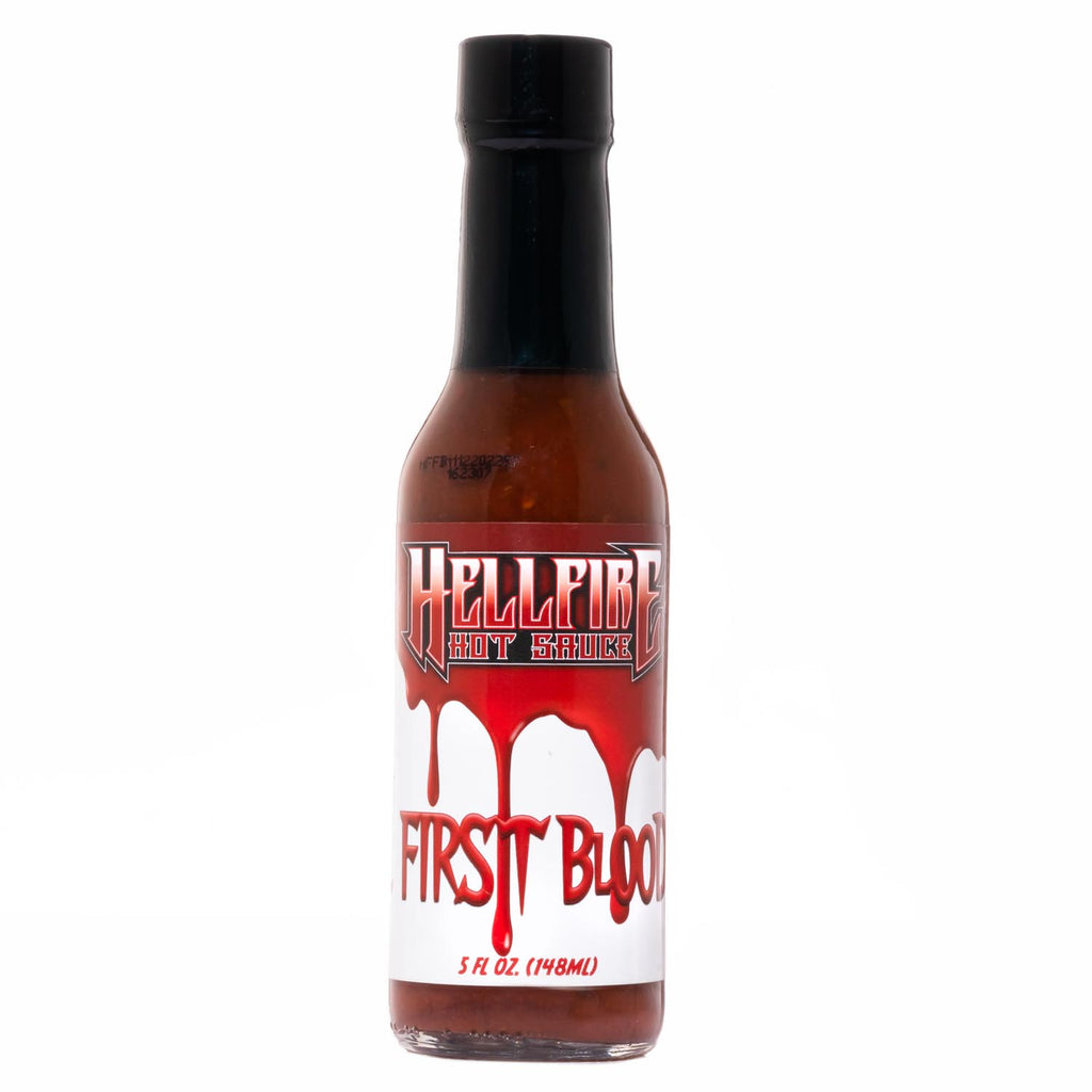 First Blood - Flavorful and Extreme Hot Sauce - Single Bottle - Hellfire Hot Sauce