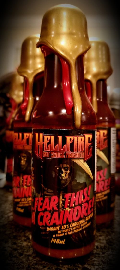 Fear This! - Resin Dipped Bottle (Limited Edition) – Hellfire Hot Sauce