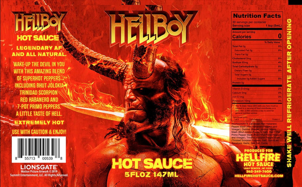 Legendary AF - Hellboy Hot Sauce – Hellfire Hot Sauce