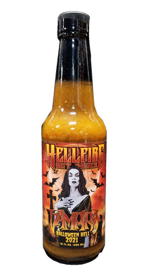 Hellfire Hot Sauce Halloween Hell 2021 Hot Sauce 10oz Bottle Limited Edition - Hellfire Hot Sauce Halloween Hell 2021 Hot Sauce 10oz Bottle Limited Edition - Hellfire Hot Sauce