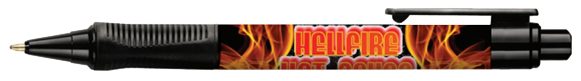 Custom Flamed Hellfire Hot Sauce Pens