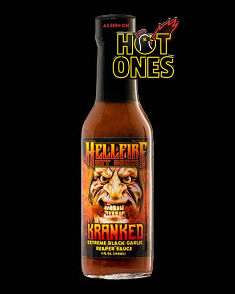 Kranked - Black Garlic & Reaper Hot Sauce – Hellfire Hot Sauce