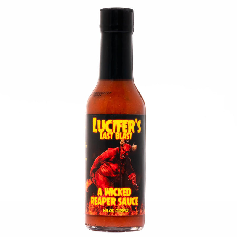 Lucifer's Last Blast - A Wicked Reaper Hot Sauce! - Single Bottle - Hellfire Hot Sauce