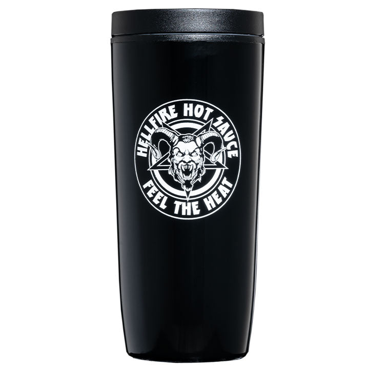 Custom Insulated Aluminum Hellfire Tumbler Red - Custom Insulated Aluminum Hellfire Tumbler Red - Hellfire Hot Sauce