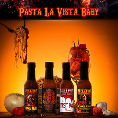 Pasta la Vista Baby! “Hot Sauce” Gift Pack - Pasta la Vista Baby! “Hot Sauce” Gift Pack - Hellfire Hot Sauce
