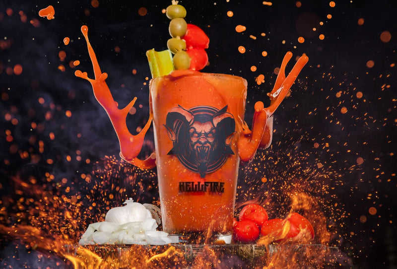 16 oz. Limited Edition Hellfire Pint Glass - 16 oz. Limited Edition Hellfire Pint Glass - Hellfire Hot Sauce
