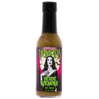 Verde Venom -  Official Vampira Hot Sauce - Single Bottle - Hellfire Hot Sauce
