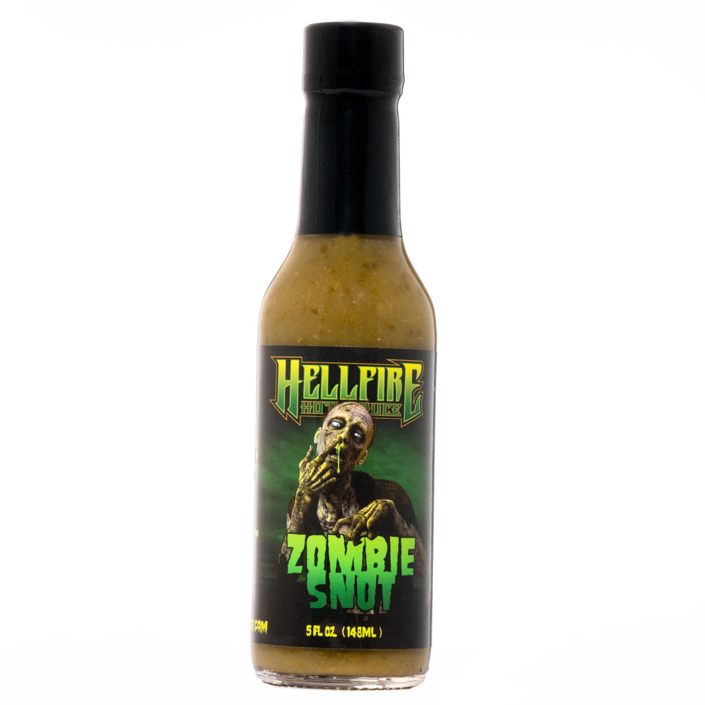 ZOMBIE SNOT -  The World's Best Hot Verde Sauce! - Single Bottle - Hellfire Hot Sauce