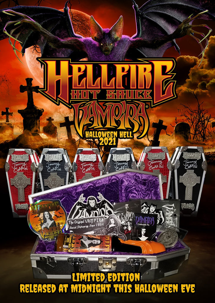 Hellfire Hot Sauce Halloween Hell 2021 Hot Sauce 10oz Bottle