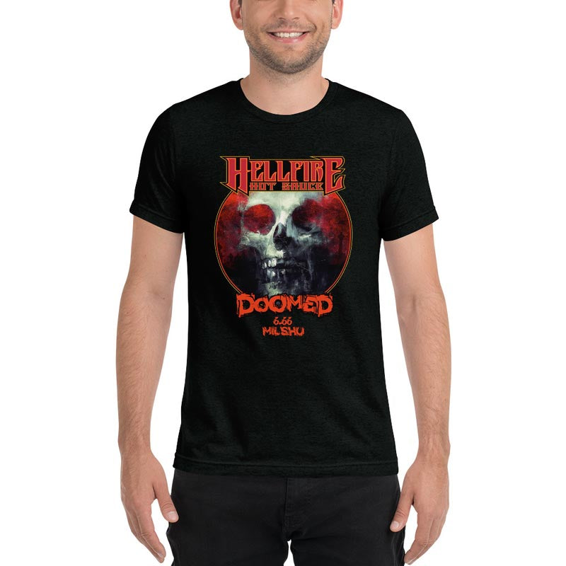 HELLFIRE DOOMED Mens Shirt - HELLFIRE DOOMED Mens Shirt - Hellfire Hot Sauce