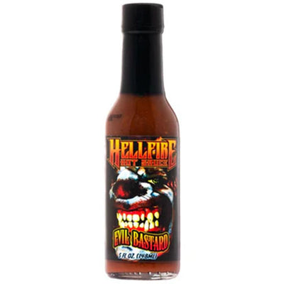 Evil Bastard - Our Extremely Hot Ghost Pepper Sauce - Single Bottle - Hellfire Hot Sauce