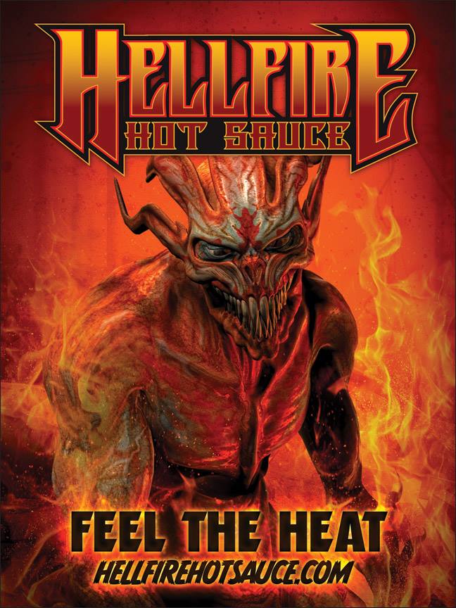 Feel The Heat Poster - Feel The Heat Poster - Hellfire Hot Sauce