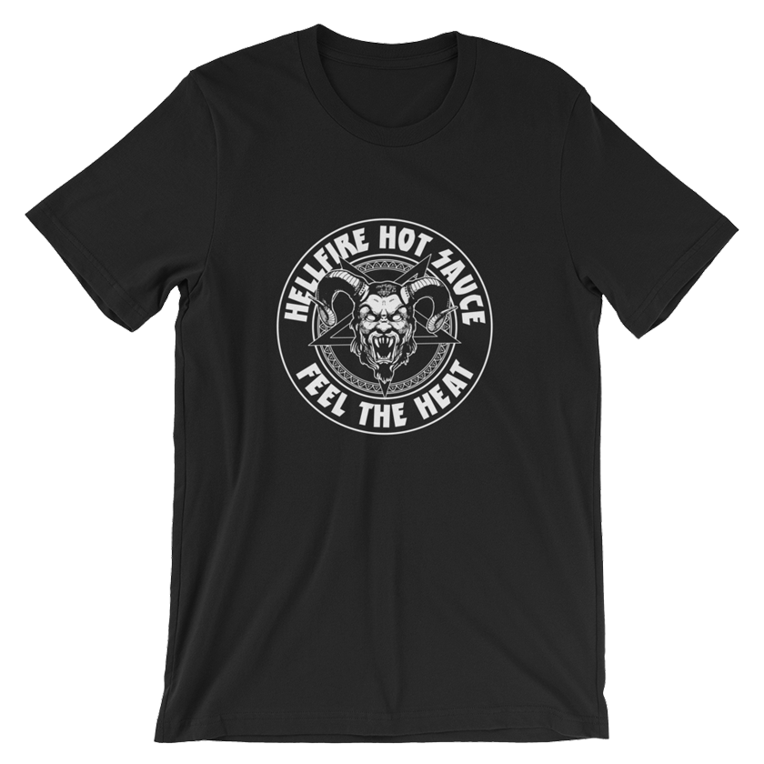 Can't Escape The HEAT! T-Shirt – Hellfire Hot Sauce M