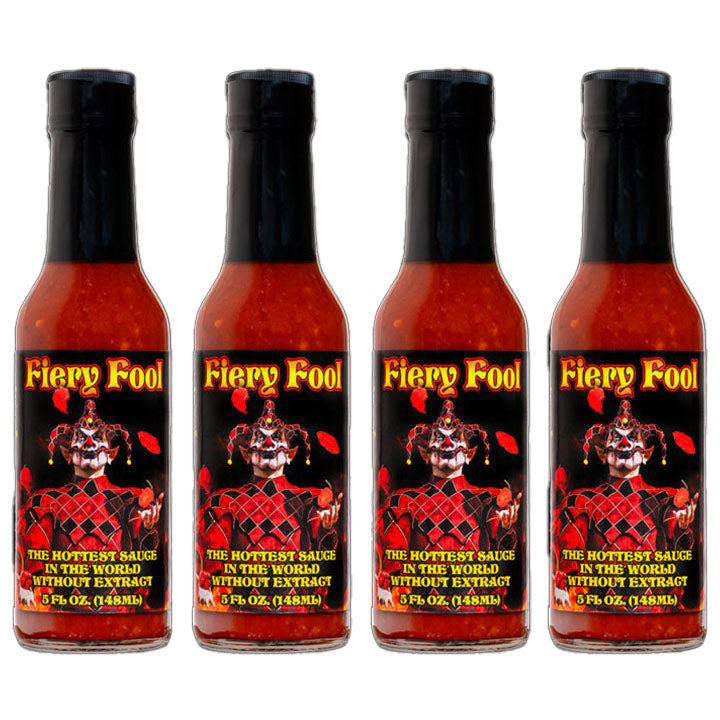 Fiery Fool Hot Sauce - Save 10% on a 4-Pack - Hellfire Hot Sauce