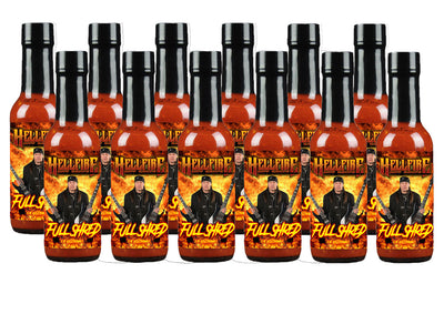 David Shankle “Full Shred” 12 Pack Case - David Shankle “Full Shred” 12 Pack Case - Hellfire Hot Sauce