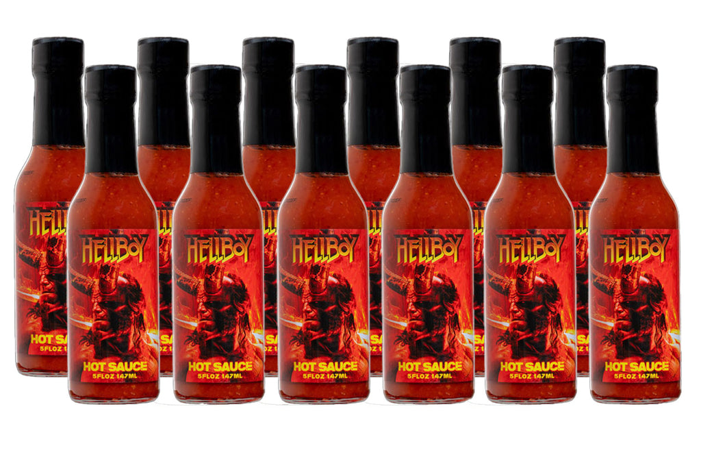 Hellboy Legendary AF Hot Sauce 12 Pack Case
