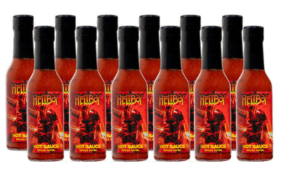 Hellboy Legendary AF Hot Sauce 12 Pack Case - Hellboy Legendary AF Hot Sauce 12 Pack Case - Hellfire Hot Sauce