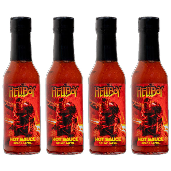 Hellboy Legendary AF Hot Sauce 4 Pack - Hellboy Legendary AF Hot Sauce 4 Pack - Hellfire Hot Sauce