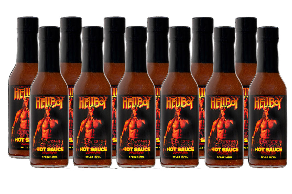 HELLBOY – The Right Hand of Doom - Save 20% on a 12-Pack - Hellfire Hot Sauce