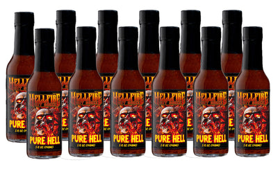 PURE HELL 12 Pack Case - PURE HELL 12 Pack Case - Hellfire Hot Sauce