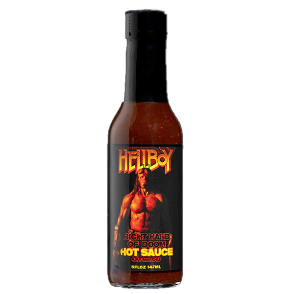 HELLBOY – The Right Hand of Doom - Single Bottle - Hellfire Hot Sauce