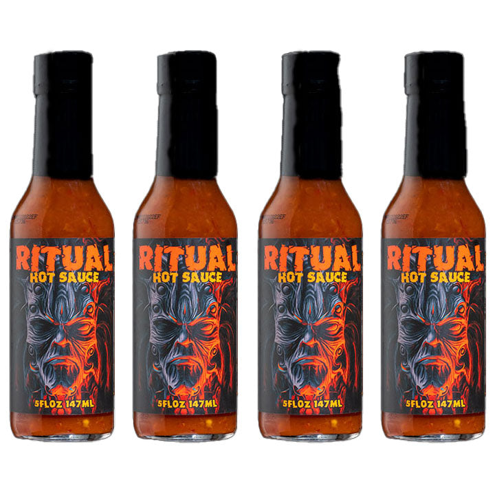 Ritual Caribbean Style - Award Winning Fruit-Based Hot Sauce - Save 10% on a 4-Pack - Hellfire Hot Sauce