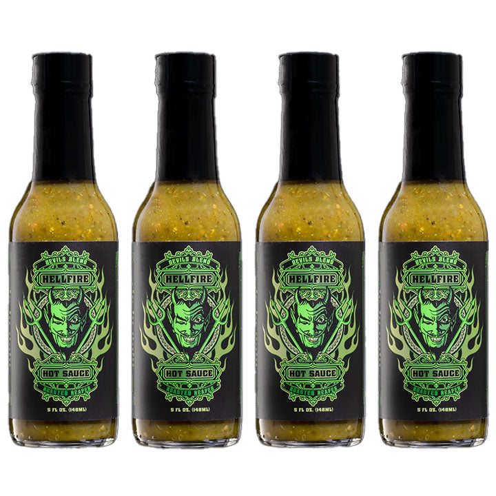 Devil’s Blend - Roasted Reaper Hot Sauce - Save 10% on a 4-Pack - Hellfire Hot Sauce
