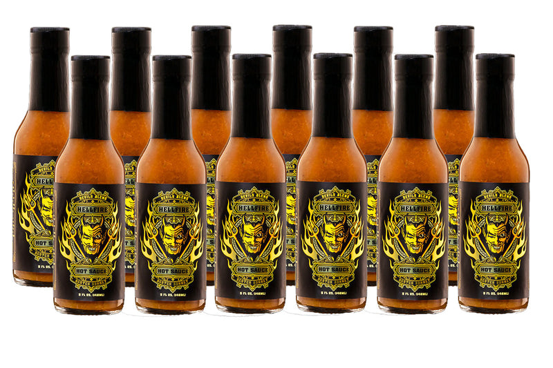 Devil’s Blend Scotch Bonnet Hot Sauce 12 Pack Case - Devil’s Blend Scotch Bonnet Hot Sauce 12 Pack Case - Hellfire Hot Sauce