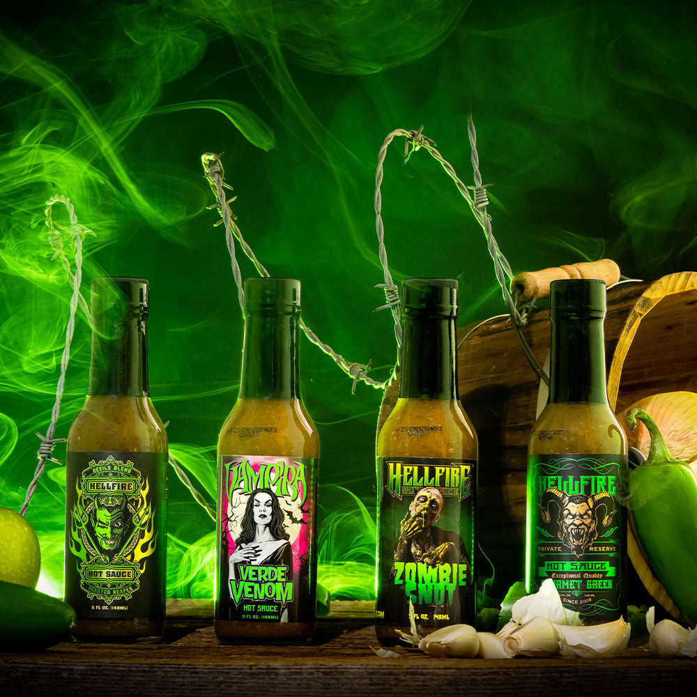 Favorite Verde “Hot Sauce” Gift Pack - Favorite Verde “Hot Sauce” Gift Pack - Hellfire Hot Sauce
